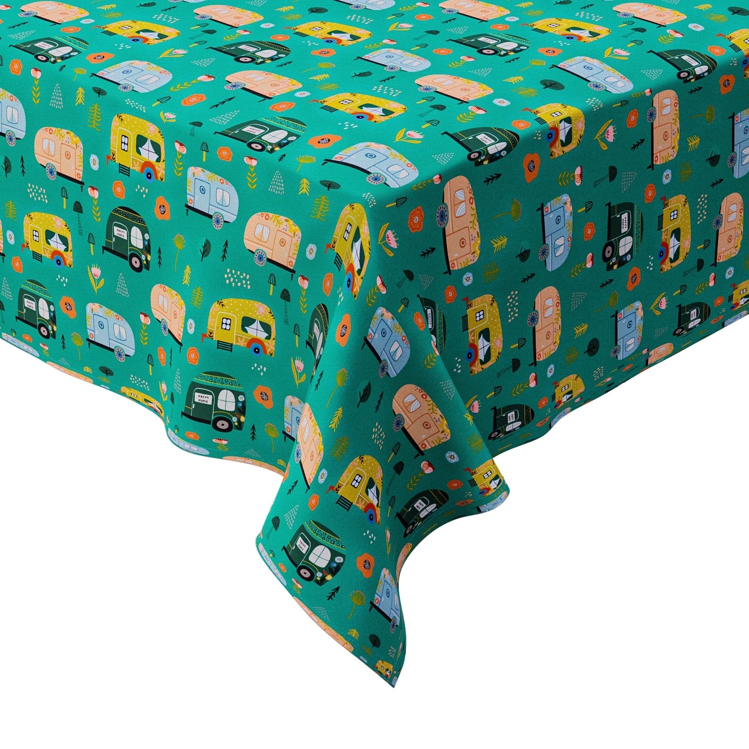 Nappe ''Côté jardin'' verte