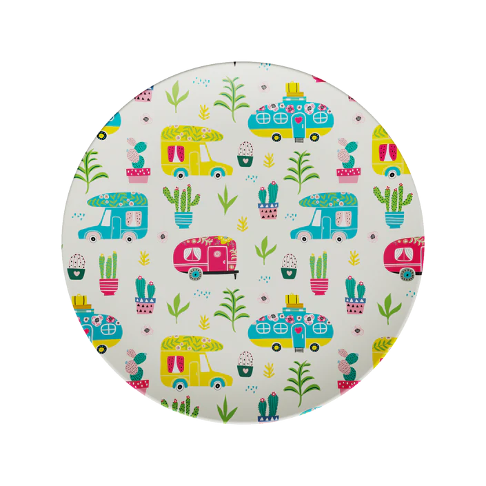 Ensemble de 4 grandes assiettes 10'' - Collection Un air d'été