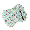 Ensemble de 4 napperons en vinyle souple