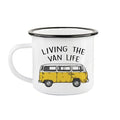 Tasse en émail ''Living the van life''
