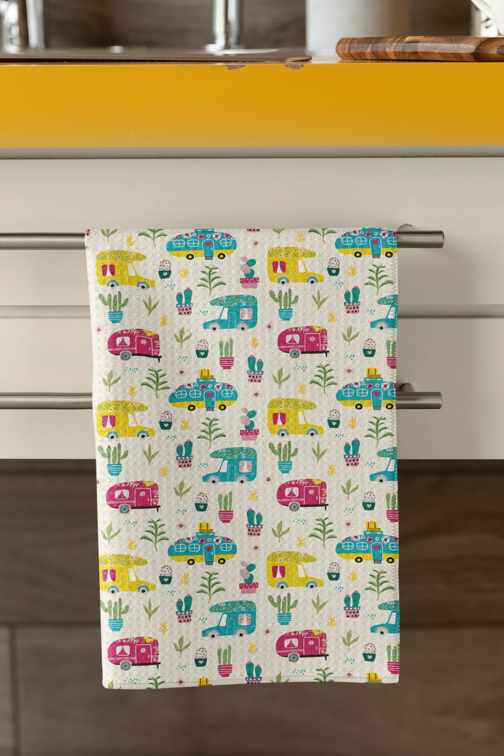Ensemble de 2 linges à vaisselle microfibre - collection Un air d'été