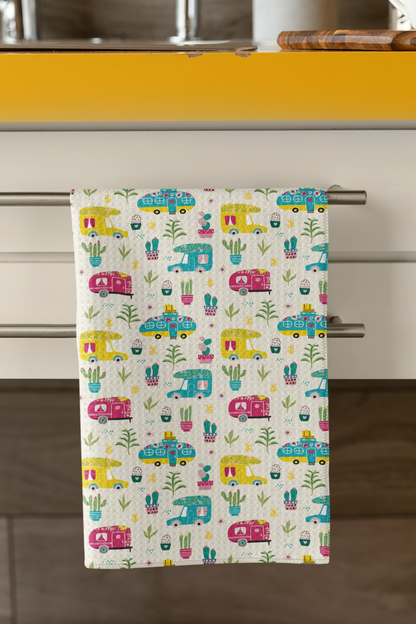 Ensemble de 2 linges à vaisselle microfibre - collection Un air d'été